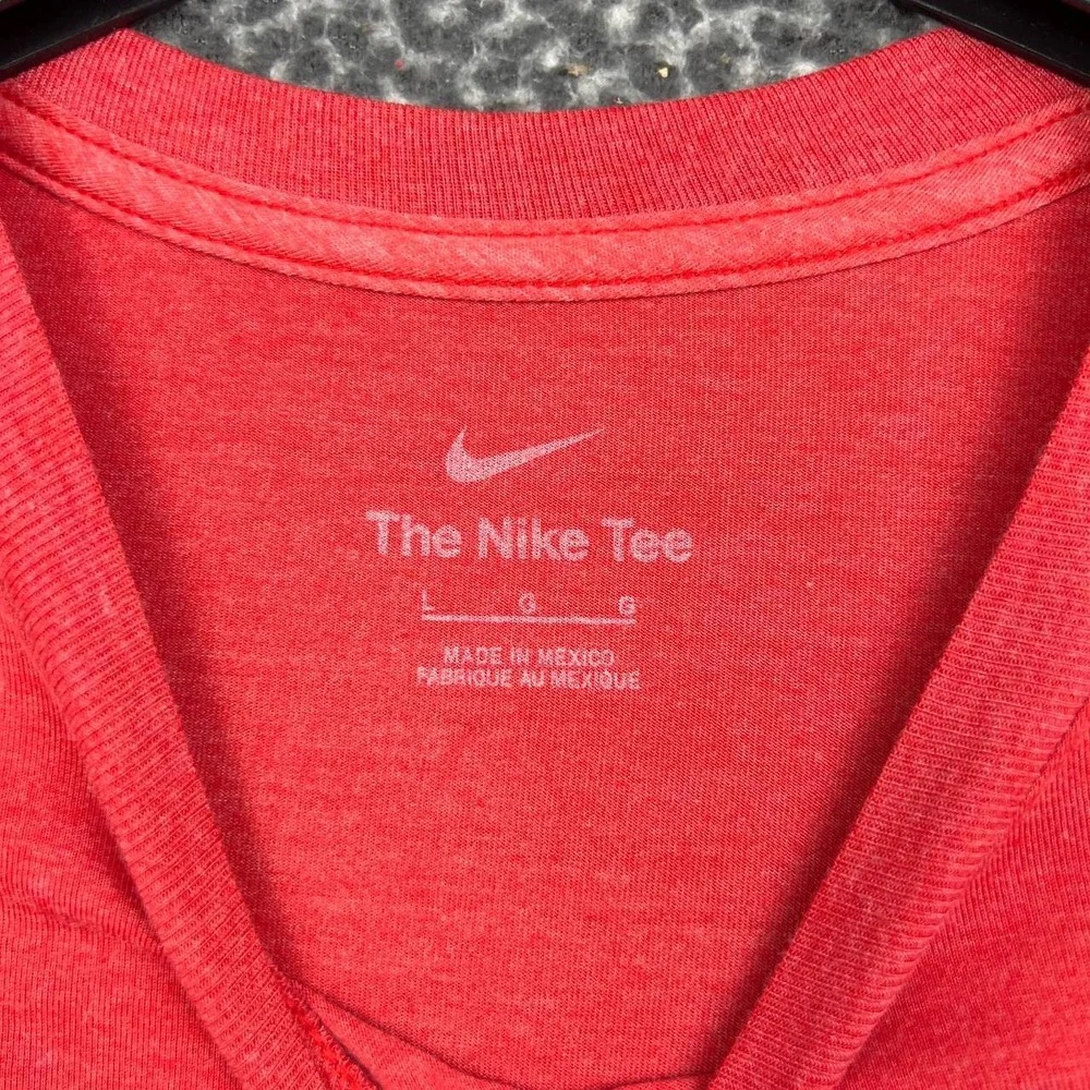 Nike Georgia Bulldogs NCAA Shirt Men Large Red Short Sleeve New L